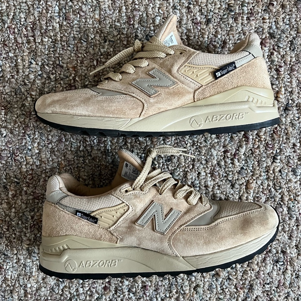 New Balance x J. Crew 998 Super Fabric